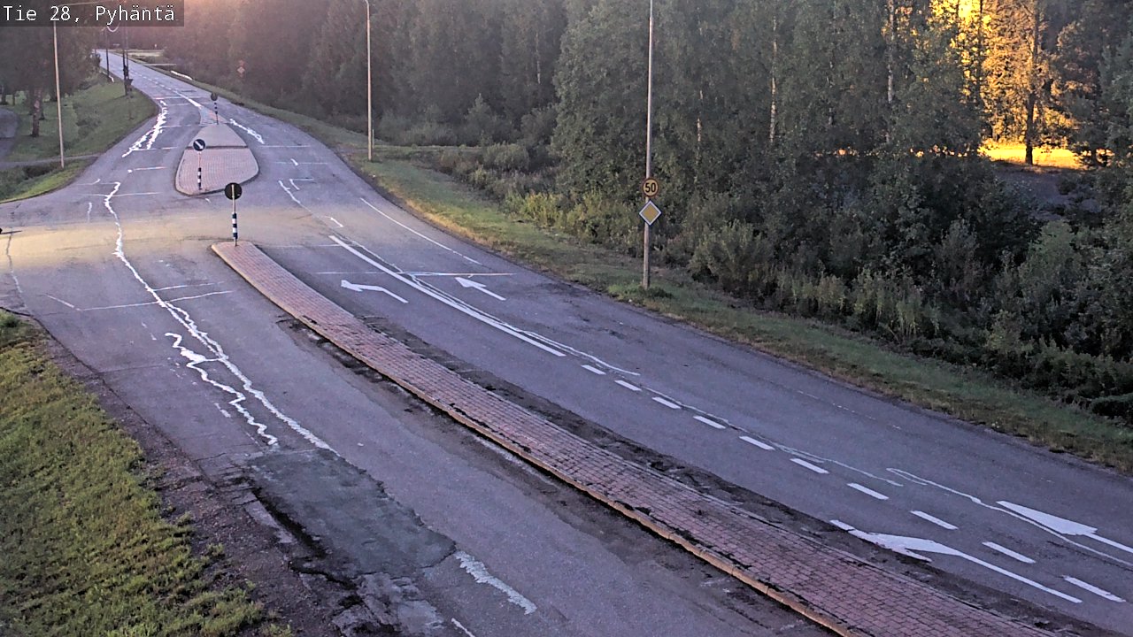 Kelikamerat Kuva Tie 28 Pyhäntä, Pyhäntä, Pohjois-Pohjanmaa