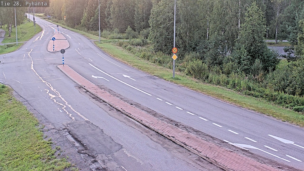 Kelikamerat Kuva Tie 28 Pyhäntä, Pyhäntä, Pohjois-Pohjanmaa
