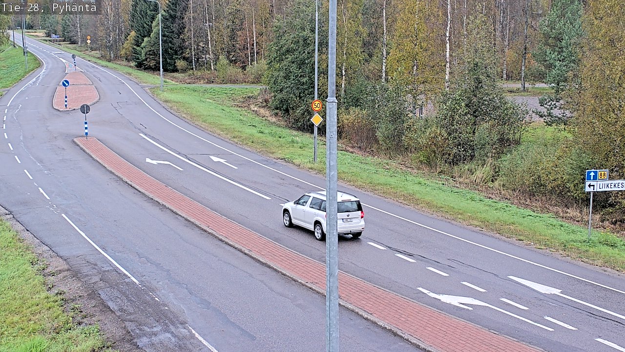 Kelikamerat Kuva Tie 28 Pyhäntä, Pyhäntä, Pohjois-Pohjanmaa