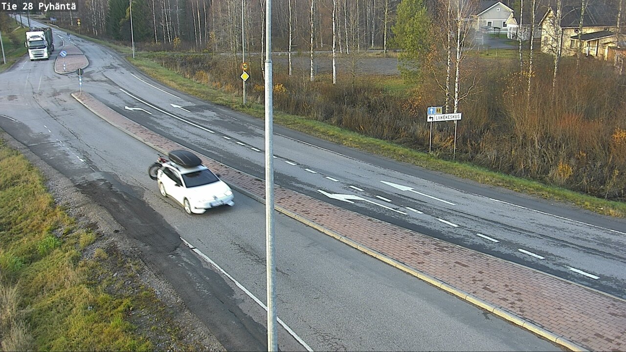 Kelikamerat Kuva Tie 28 Pyhäntä, Pyhäntä, Pohjois-Pohjanmaa