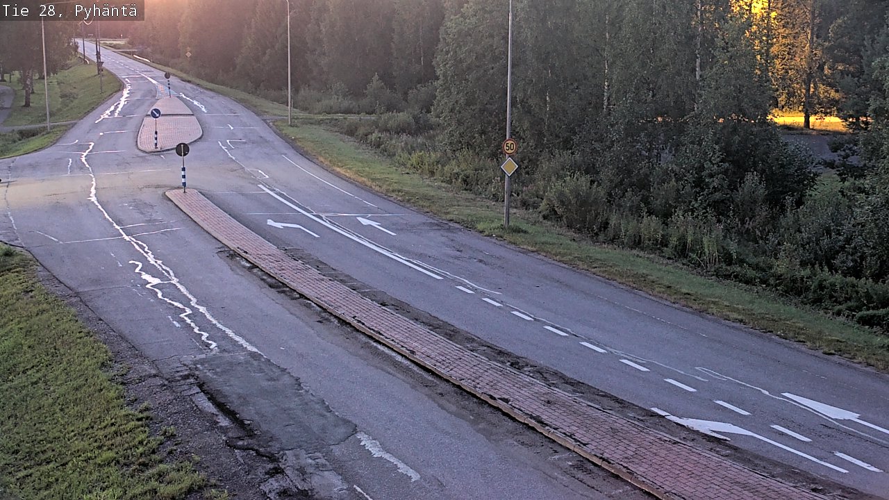 Kelikamerat Kuva Tie 28 Pyhäntä, Pyhäntä, Pohjois-Pohjanmaa