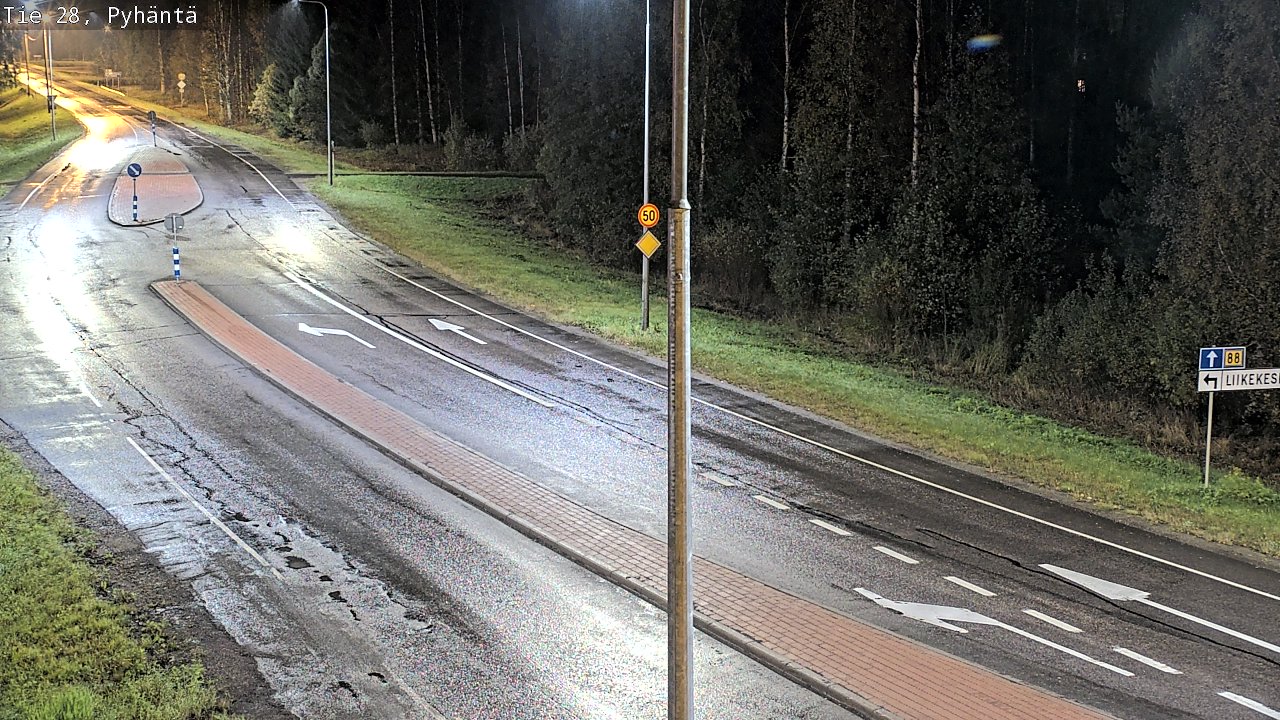 Kelikamerat Kuva Tie 28 Pyhäntä, Pyhäntä, Pohjois-Pohjanmaa