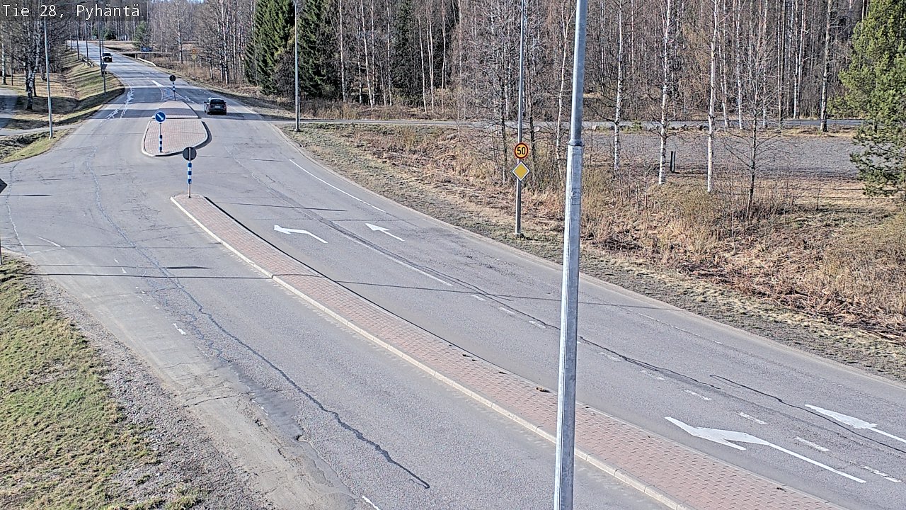 Kelikamerat Kuva Tie 28 Pyhäntä, Pyhäntä, Pohjois-Pohjanmaa