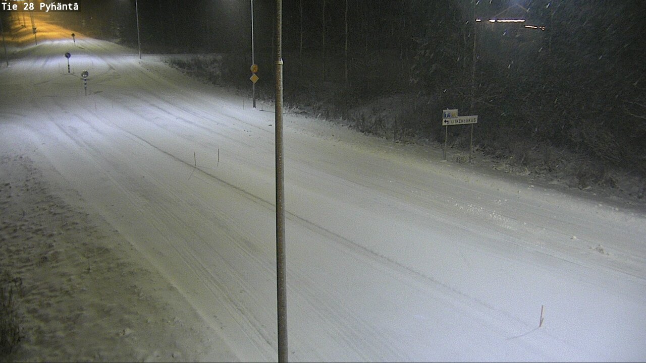 Kelikamerat Kuva Tie 28 Pyhäntä, Pyhäntä, Pohjois-Pohjanmaa