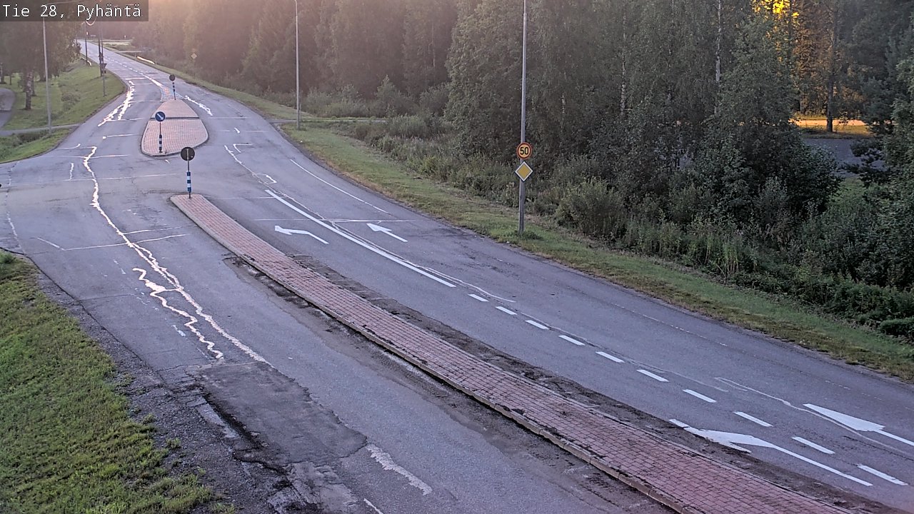 Kelikamerat Kuva Tie 28 Pyhäntä, Pyhäntä, Pohjois-Pohjanmaa