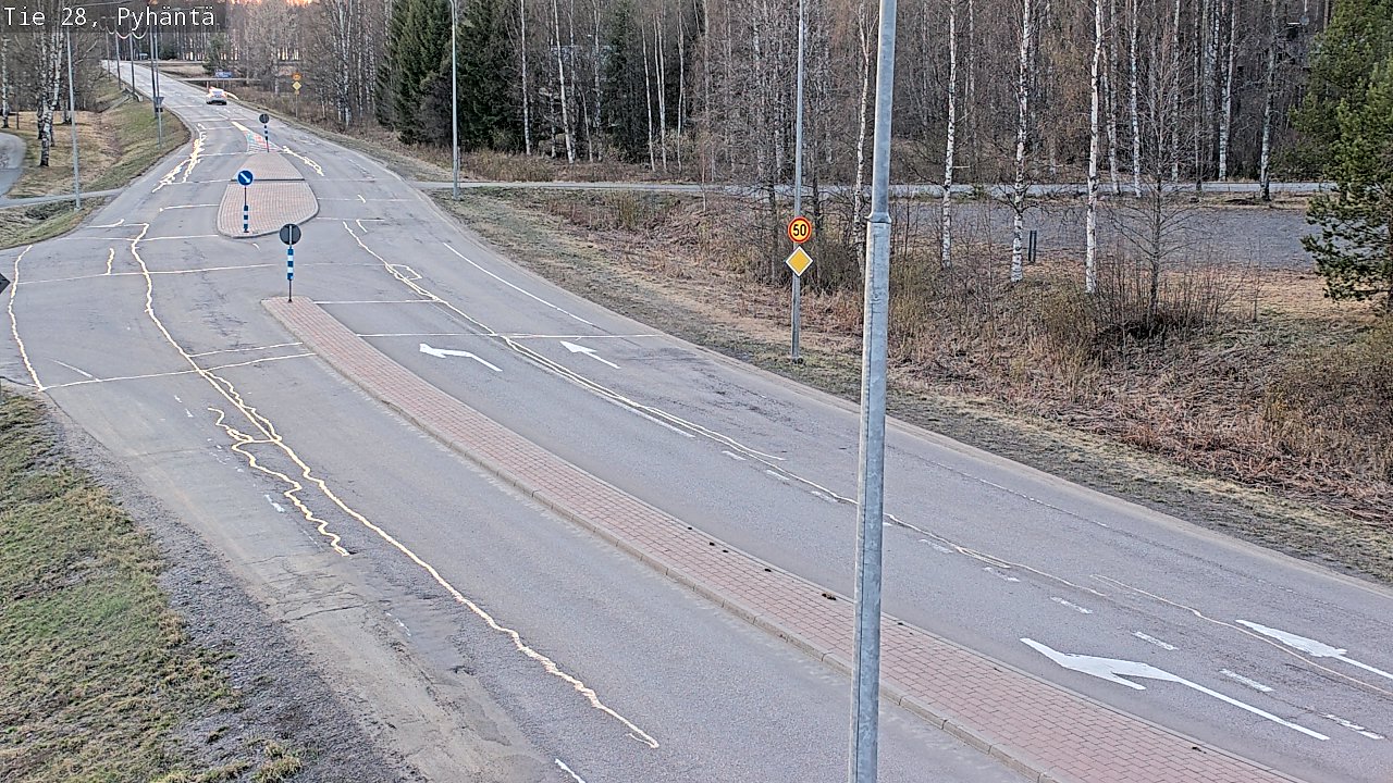 Kelikamerat Kuva Tie 28 Pyhäntä, Pyhäntä, Pohjois-Pohjanmaa