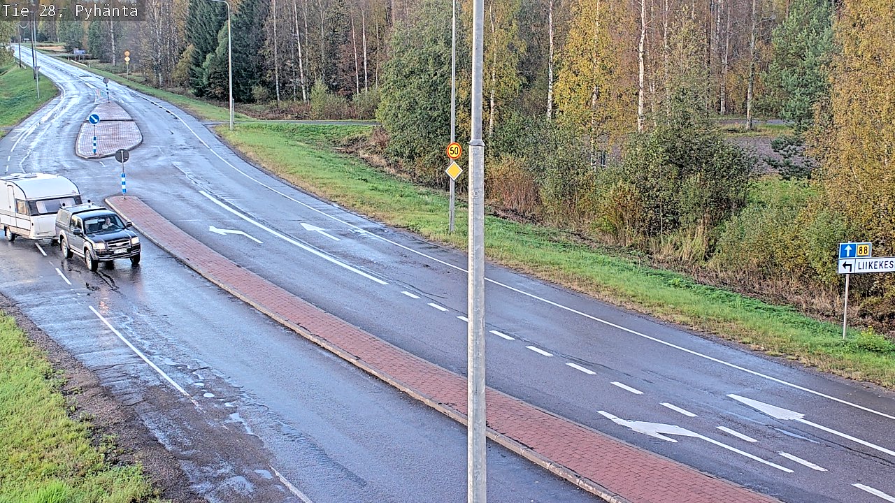 Kelikamerat Kuva Tie 28 Pyhäntä, Pyhäntä, Pohjois-Pohjanmaa