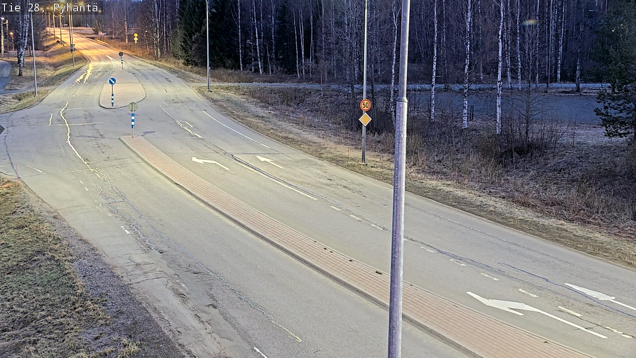 Kelikamerat Kuva Tie 28 Pyhäntä, Pyhäntä, Pohjois-Pohjanmaa