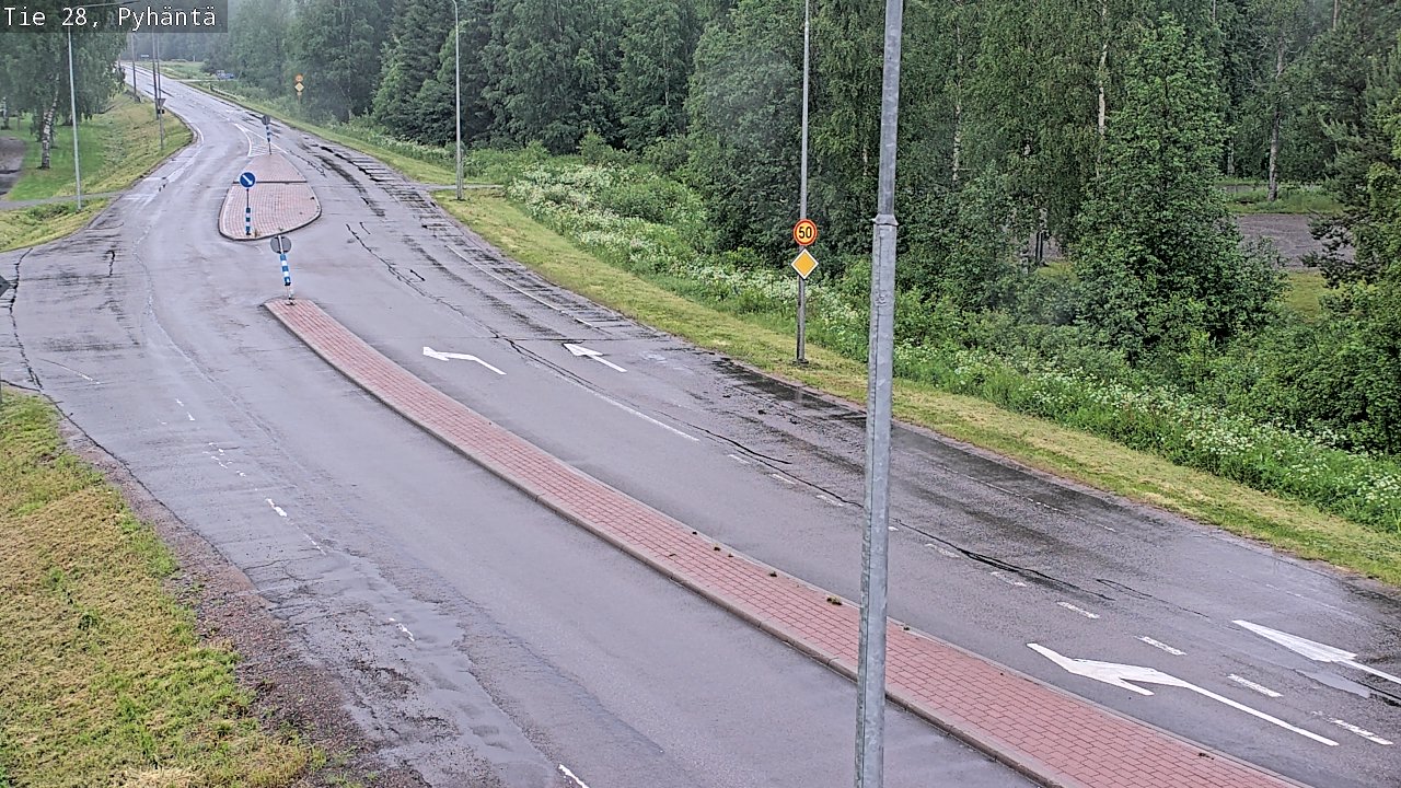 Kelikamerat Kuva Tie 28 Pyhäntä, Pyhäntä, Pohjois-Pohjanmaa