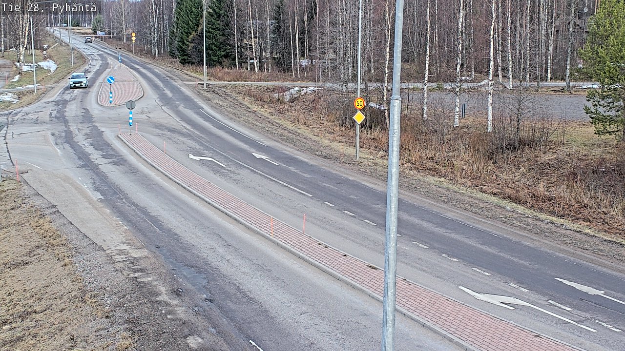 Kelikamerat Kuva Tie 28 Pyhäntä, Pyhäntä, Pohjois-Pohjanmaa