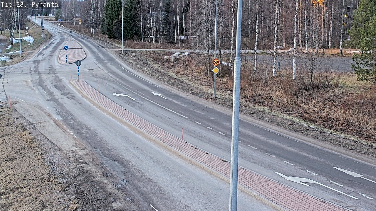 Kelikamerat Kuva Tie 28 Pyhäntä, Pyhäntä, Pohjois-Pohjanmaa