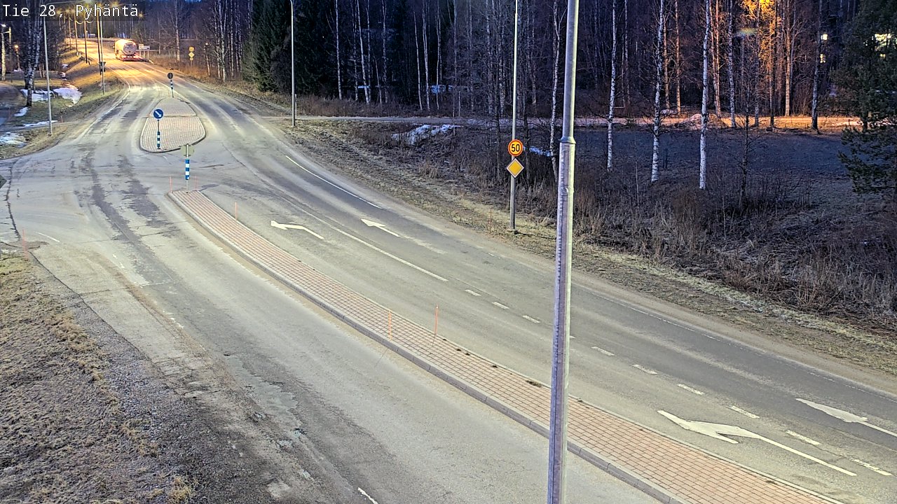 Kelikamerat Kuva Tie 28 Pyhäntä, Pyhäntä, Pohjois-Pohjanmaa