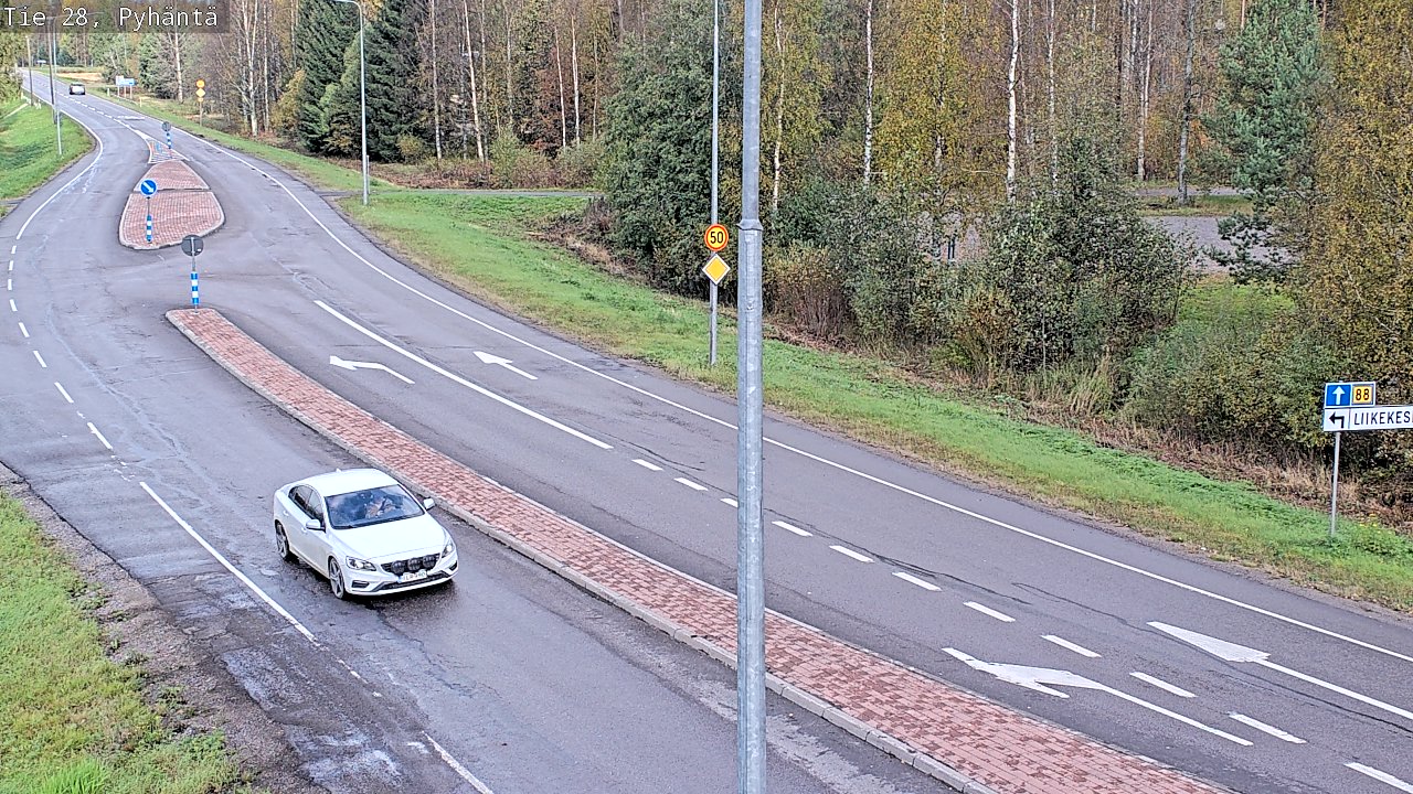Kelikamerat Kuva Tie 28 Pyhäntä, Pyhäntä, Pohjois-Pohjanmaa