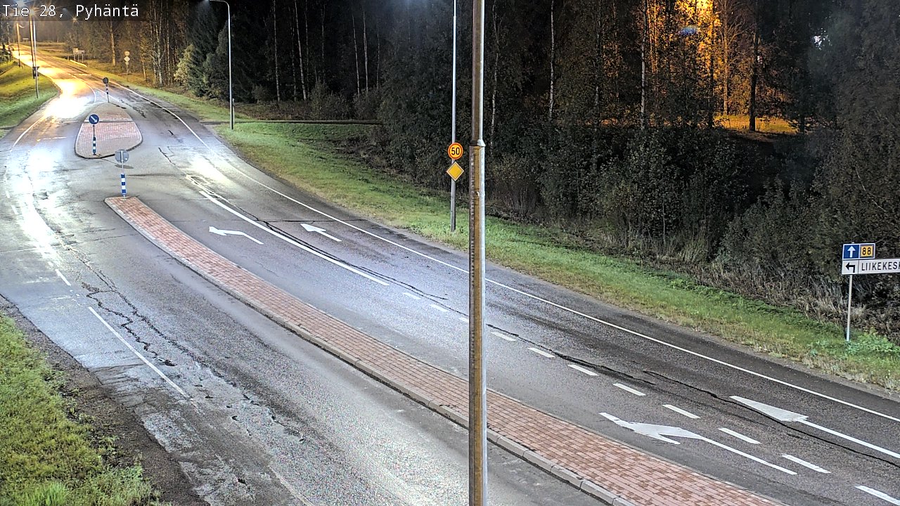 Kelikamerat Kuva Tie 28 Pyhäntä, Pyhäntä, Pohjois-Pohjanmaa