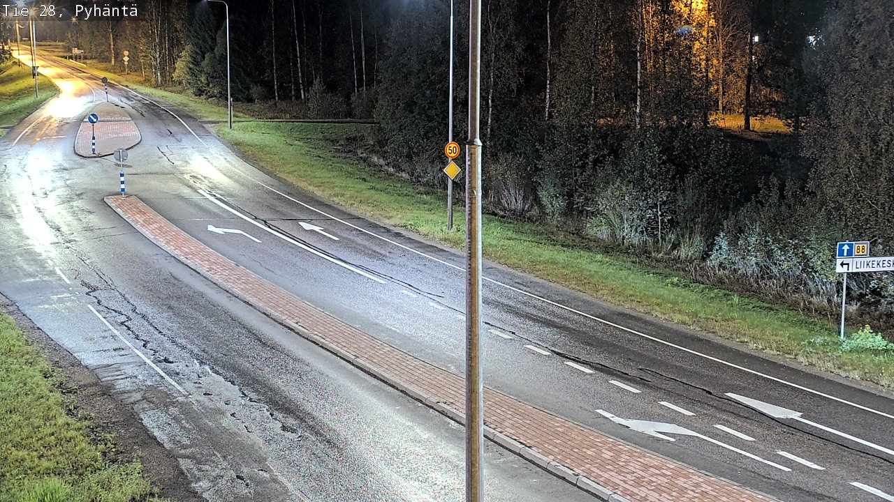 Kelikamerat Kuva Tie 28 Pyhäntä, Pyhäntä, Pohjois-Pohjanmaa