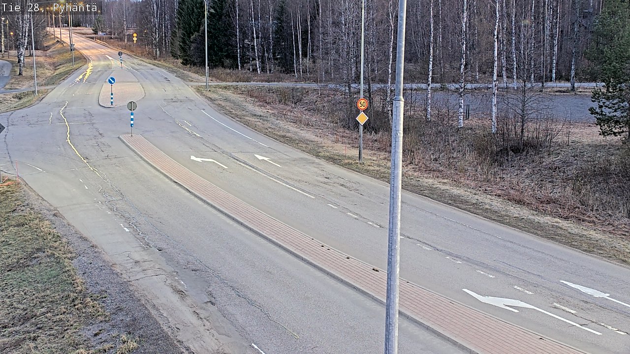 Kelikamerat Kuva Tie 28 Pyhäntä, Pyhäntä, Pohjois-Pohjanmaa
