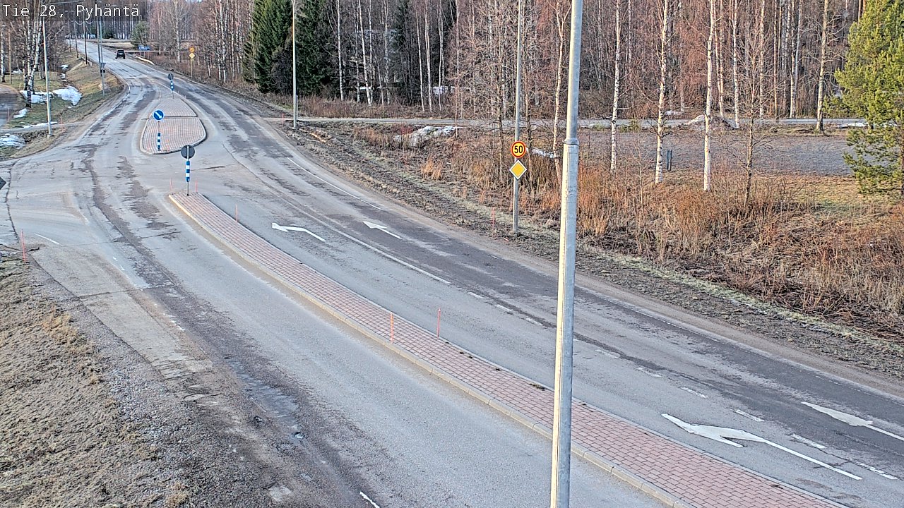 Kelikamerat Kuva Tie 28 Pyhäntä, Pyhäntä, Pohjois-Pohjanmaa