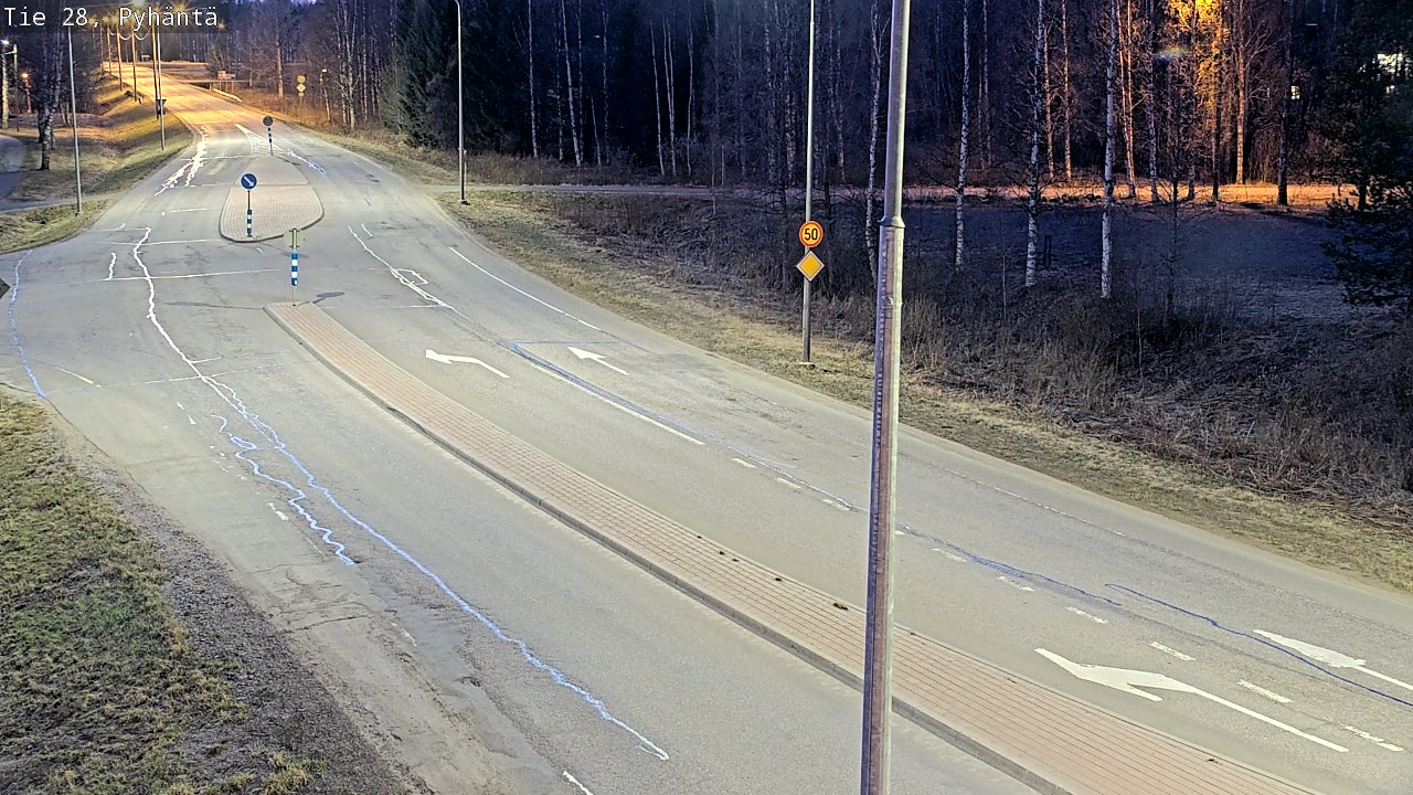 Kelikamerat Kuva Tie 28 Pyhäntä, Pyhäntä, Pohjois-Pohjanmaa