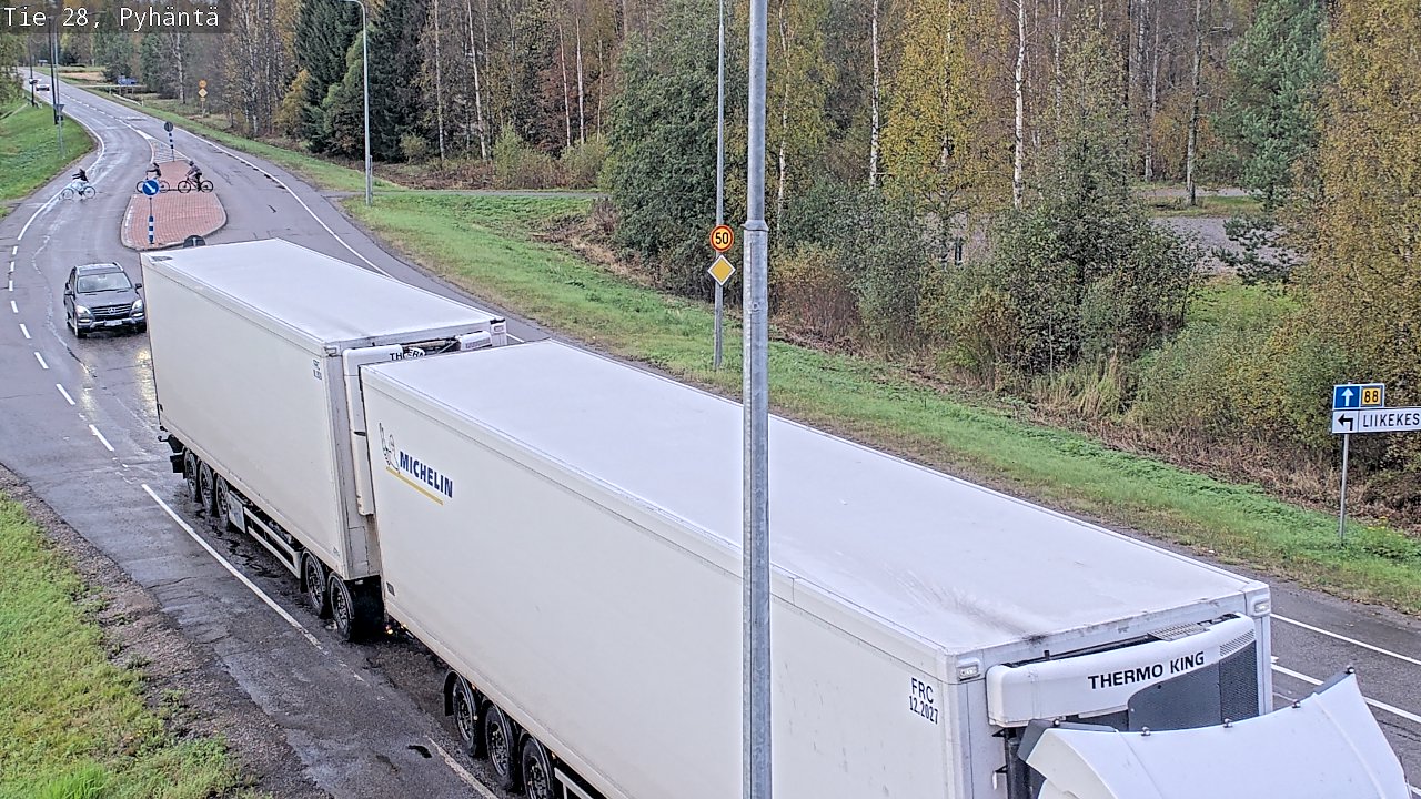 Kelikamerat Kuva Tie 28 Pyhäntä, Pyhäntä, Pohjois-Pohjanmaa