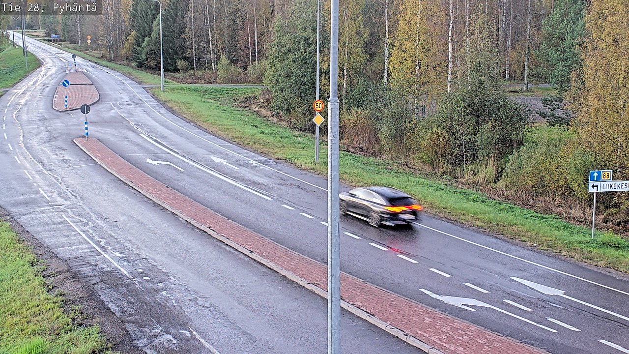 Kelikamerat Kuva Tie 28 Pyhäntä, Pyhäntä, Pohjois-Pohjanmaa