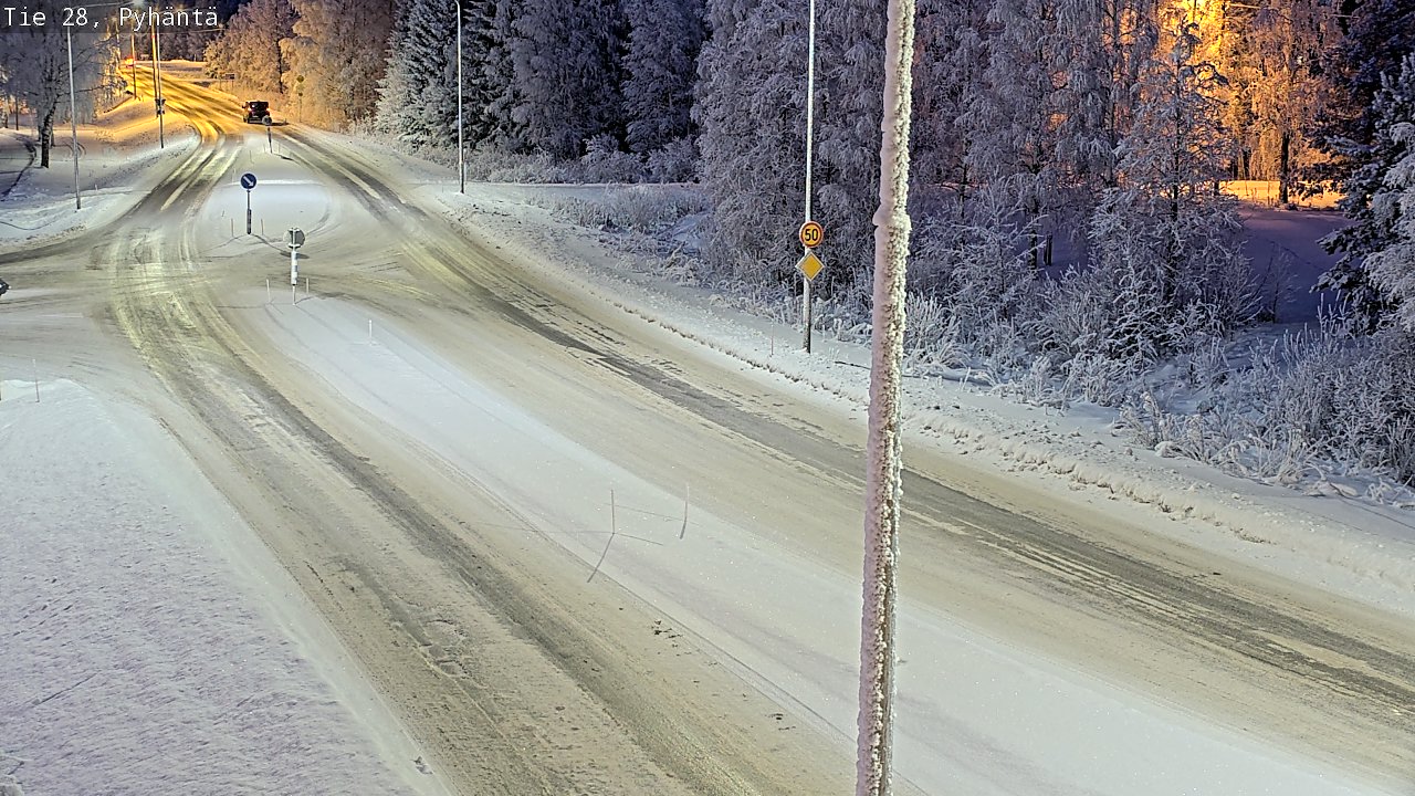 Kelikamerat Kuva Tie 28 Pyhäntä, Pyhäntä, Pohjois-Pohjanmaa