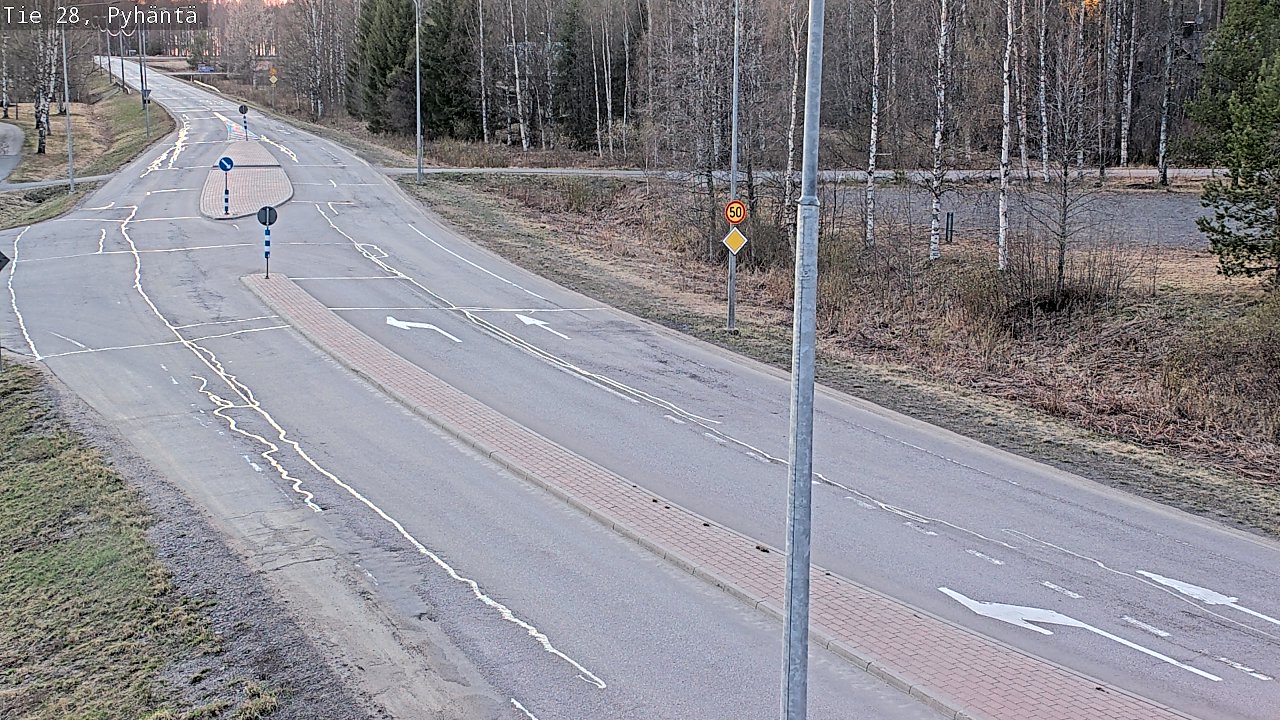 Kelikamerat Kuva Tie 28 Pyhäntä, Pyhäntä, Pohjois-Pohjanmaa