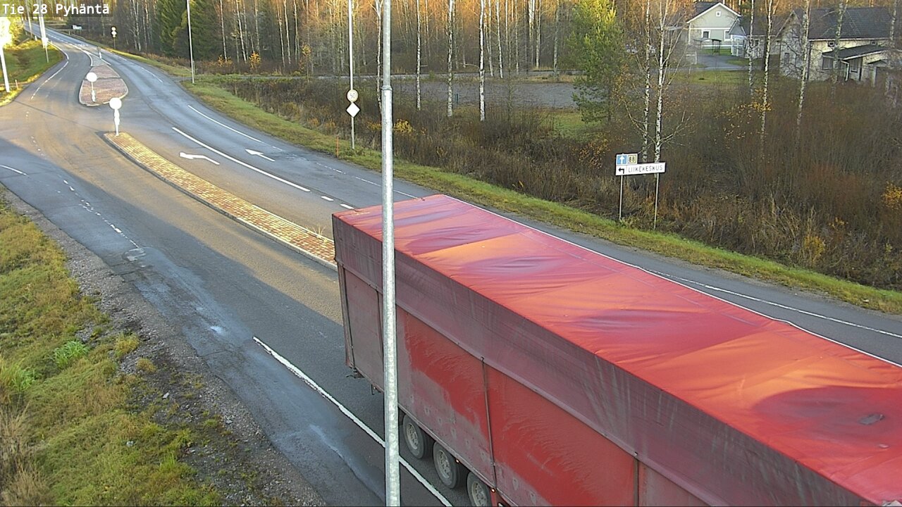 Kelikamerat Kuva Tie 28 Pyhäntä, Pyhäntä, Pohjois-Pohjanmaa