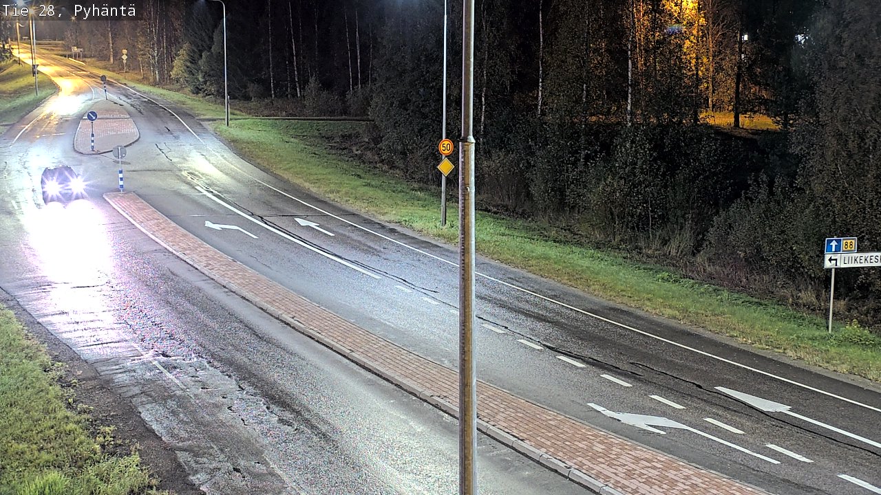 Kelikamerat Kuva Tie 28 Pyhäntä, Pyhäntä, Pohjois-Pohjanmaa