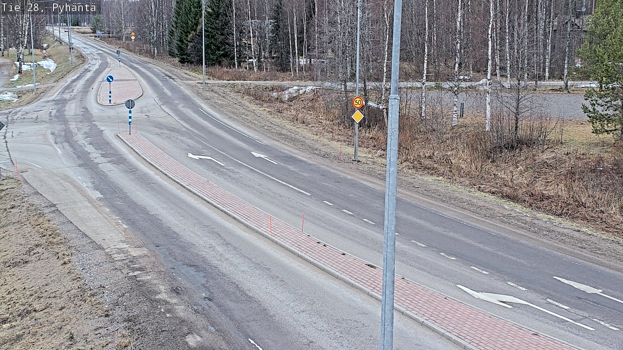 Kelikamerat Kuva Tie 28 Pyhäntä, Pyhäntä, Pohjois-Pohjanmaa