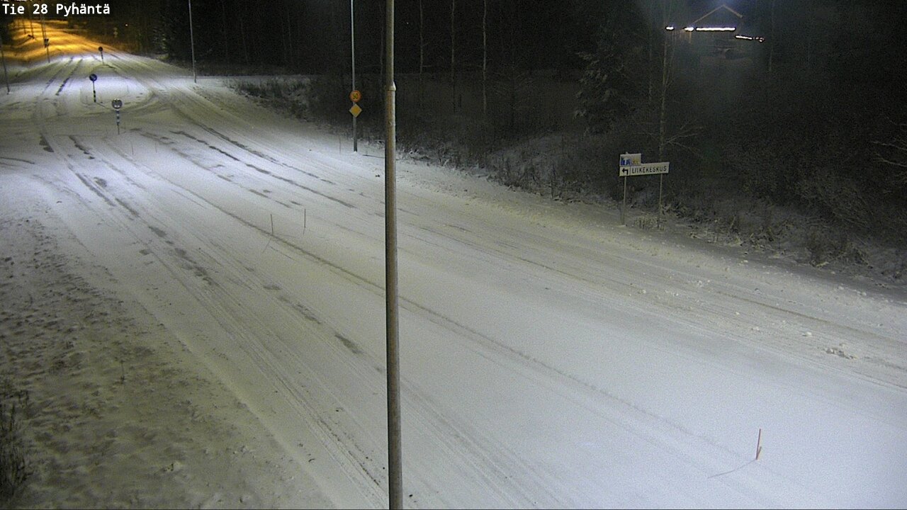 Kelikamerat Kuva Tie 28 Pyhäntä, Pyhäntä, Pohjois-Pohjanmaa