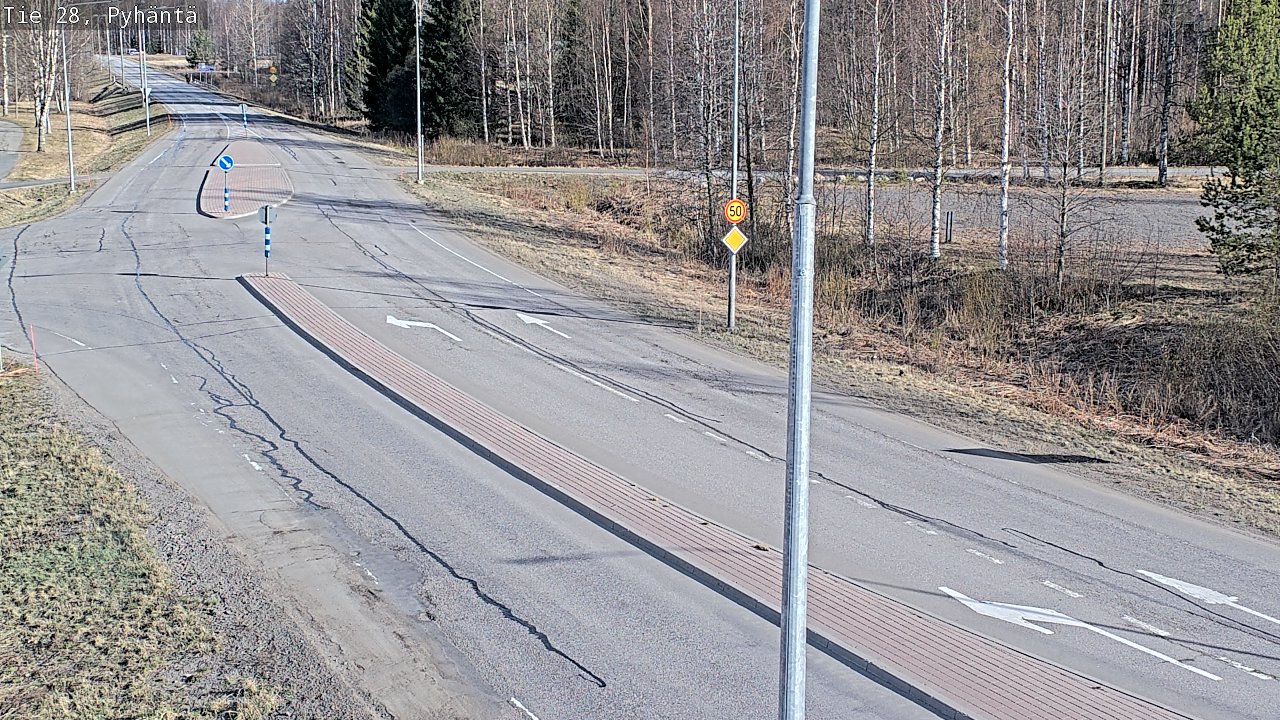 Kelikamerat Kuva Tie 28 Pyhäntä, Pyhäntä, Pohjois-Pohjanmaa