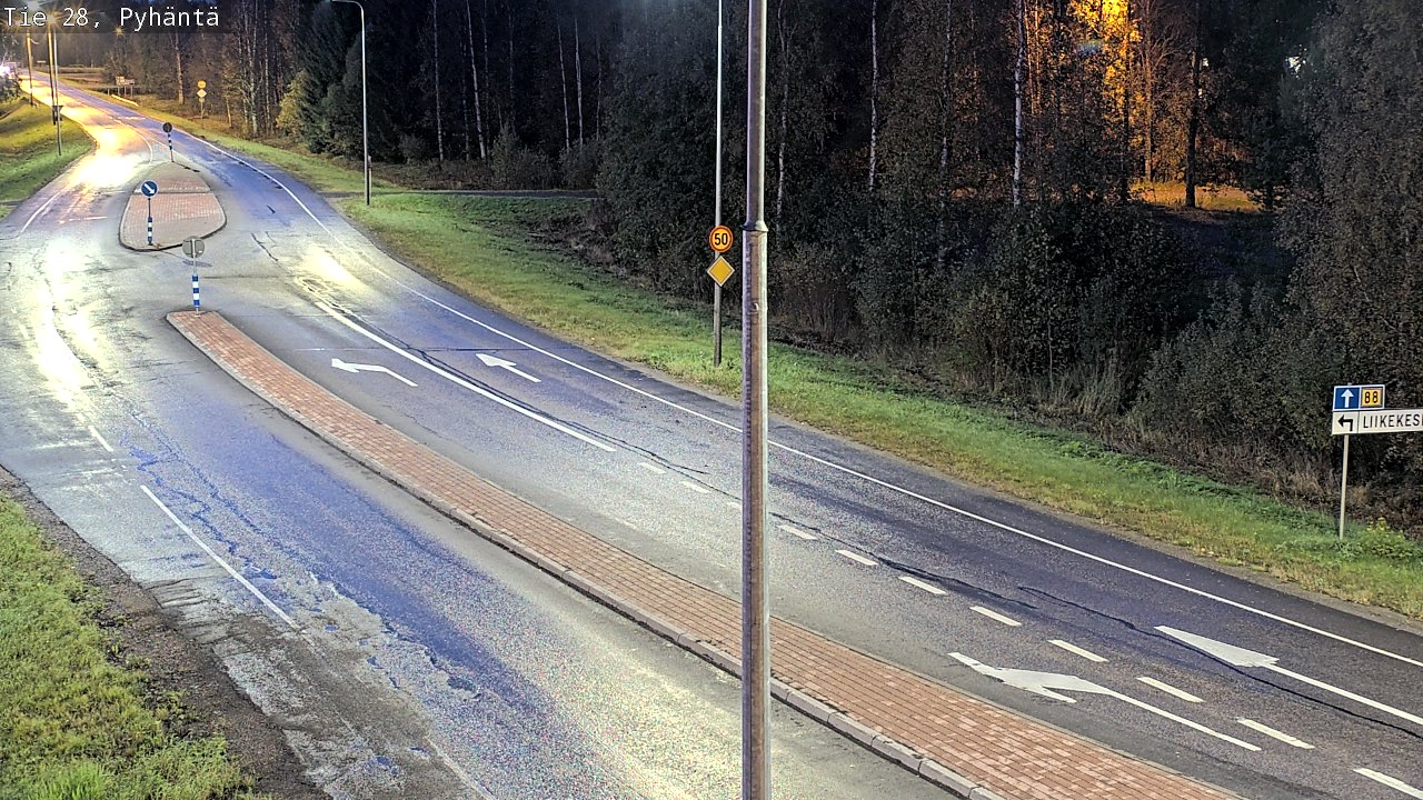 Kelikamerat Kuva Tie 28 Pyhäntä, Pyhäntä, Pohjois-Pohjanmaa