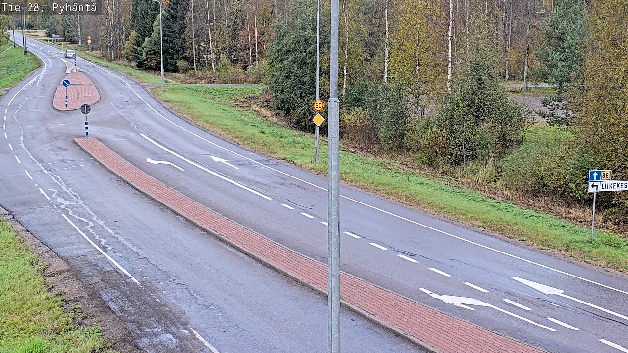 Kelikamerat Kuva Tie 28 Pyhäntä, Pyhäntä, Pohjois-Pohjanmaa