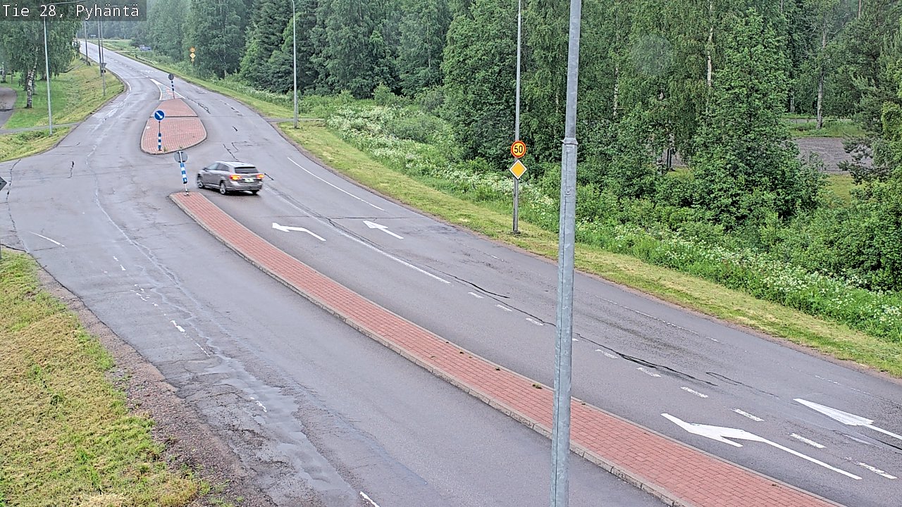 Kelikamerat Kuva Tie 28 Pyhäntä, Pyhäntä, Pohjois-Pohjanmaa