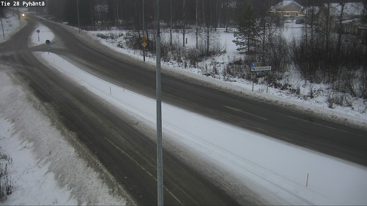 Weather Camera Image Road 28 Pyhäntä, Pyhäntä, Pohjois-Pohjanmaa