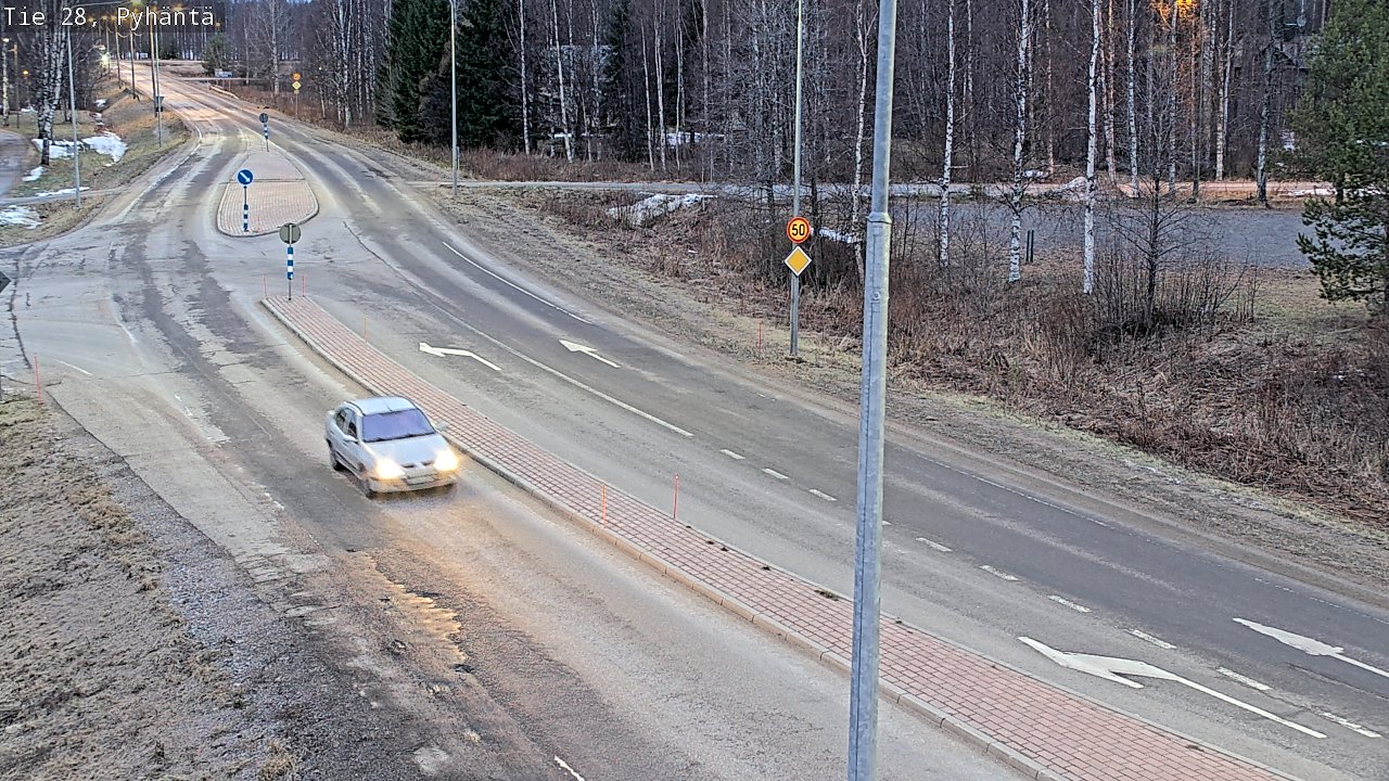 Kelikamerat Kuva Tie 28 Pyhäntä, Pyhäntä, Pohjois-Pohjanmaa