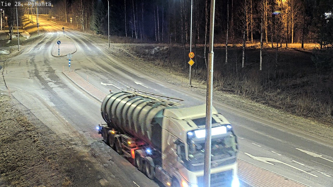 Kelikamerat Kuva Tie 28 Pyhäntä, Pyhäntä, Pohjois-Pohjanmaa