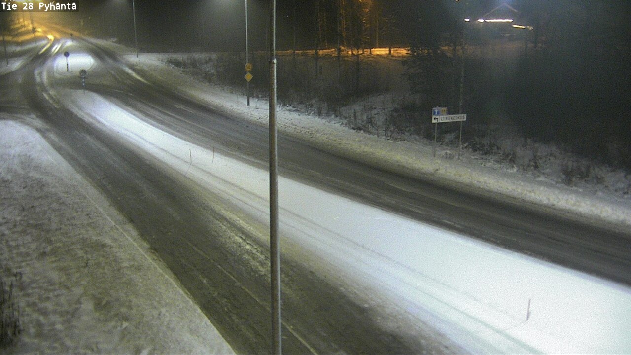 Weather Camera Image Road 28 Pyhäntä, Pyhäntä, Pohjois-Pohjanmaa