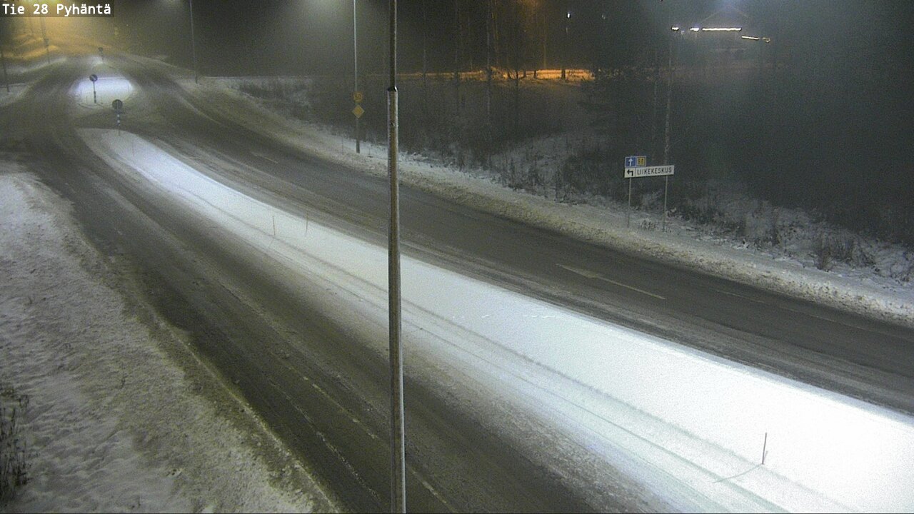 Weather Camera Image Road 28 Pyhäntä, Pyhäntä, Pohjois-Pohjanmaa