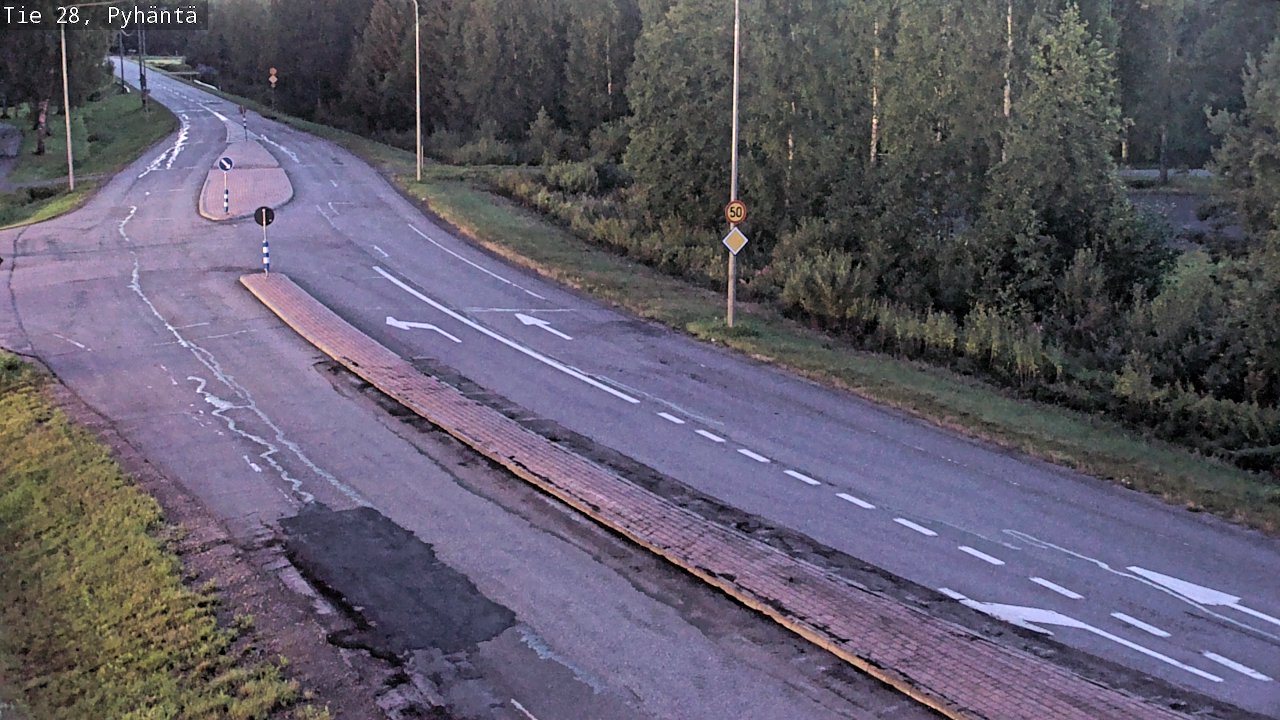 Kelikamerat Kuva Tie 28 Pyhäntä, Pyhäntä, Pohjois-Pohjanmaa