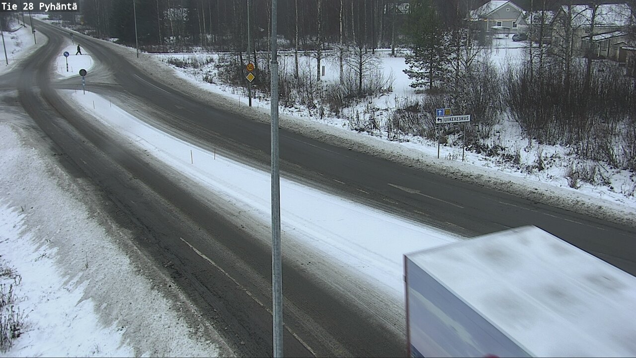 Weather Camera Image Road 28 Pyhäntä, Pyhäntä, Pohjois-Pohjanmaa
