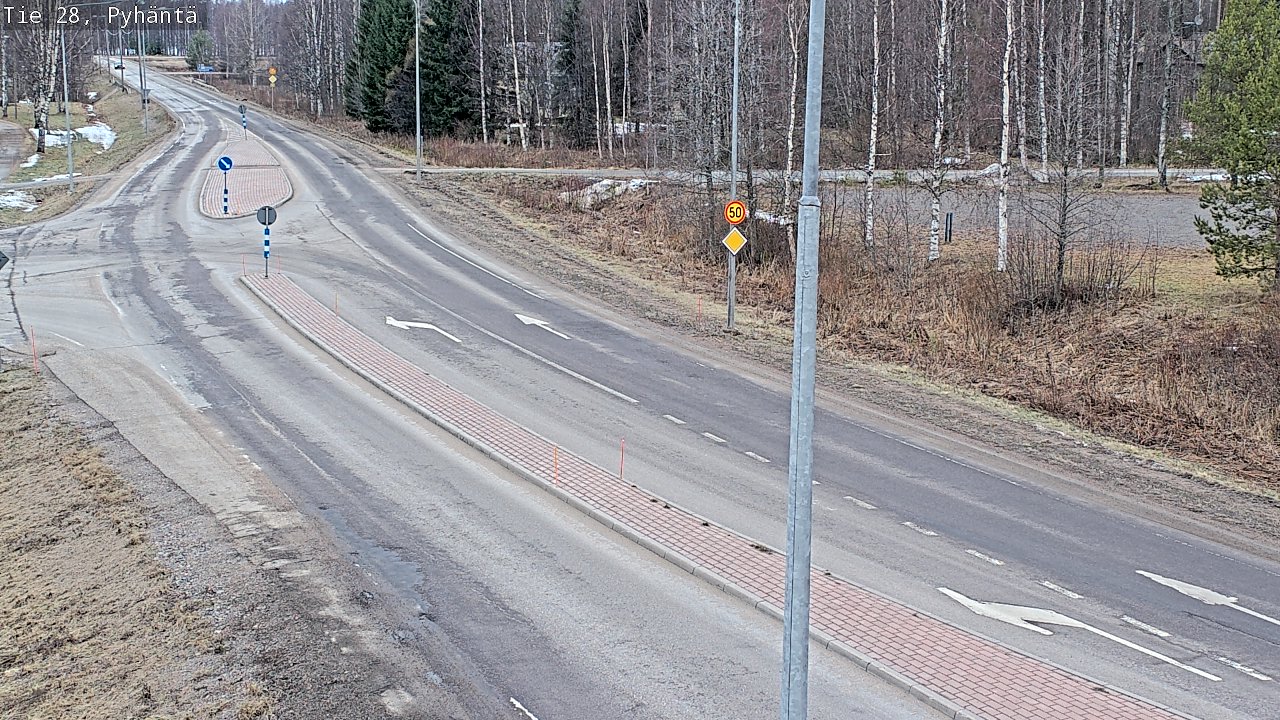 Kelikamerat Kuva Tie 28 Pyhäntä, Pyhäntä, Pohjois-Pohjanmaa