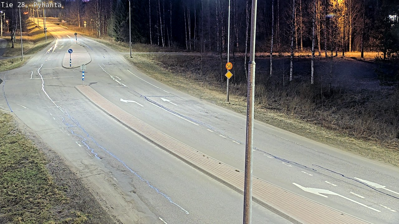 Kelikamerat Kuva Tie 28 Pyhäntä, Pyhäntä, Pohjois-Pohjanmaa