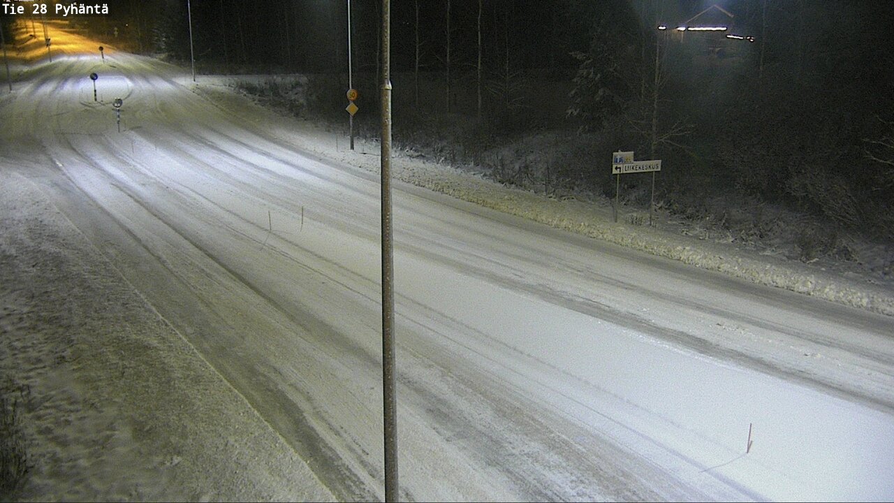 Kelikamerat Kuva Tie 28 Pyhäntä, Pyhäntä, Pohjois-Pohjanmaa