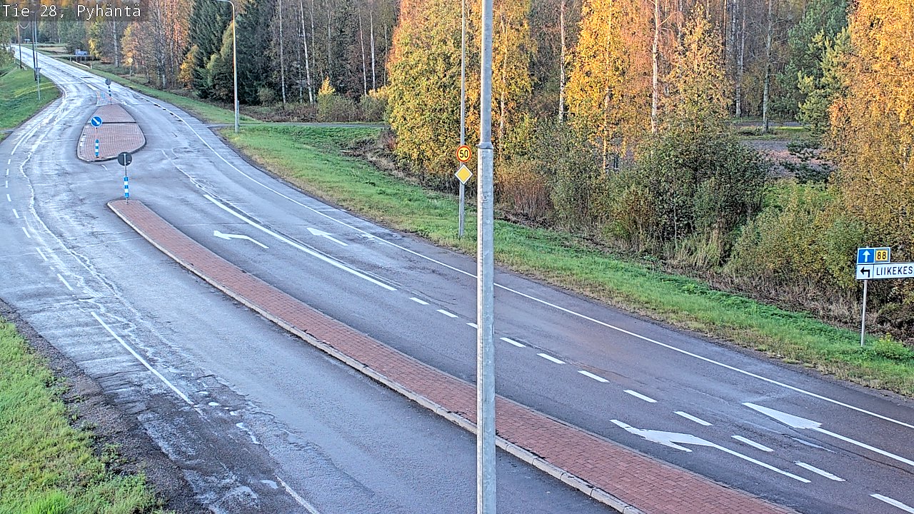 Kelikamerat Kuva Tie 28 Pyhäntä, Pyhäntä, Pohjois-Pohjanmaa