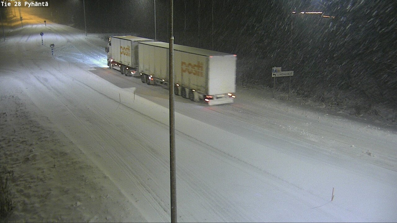 Kelikamerat Kuva Tie 28 Pyhäntä, Pyhäntä, Pohjois-Pohjanmaa