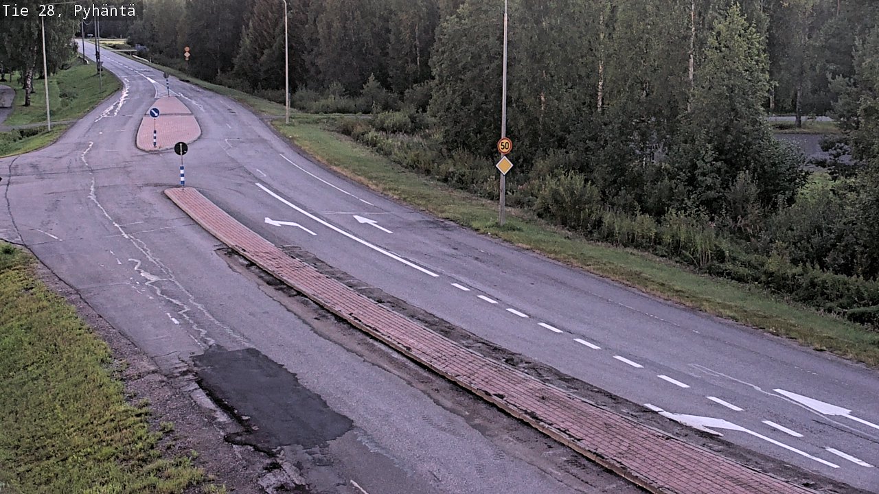 Kelikamerat Kuva Tie 28 Pyhäntä, Pyhäntä, Pohjois-Pohjanmaa