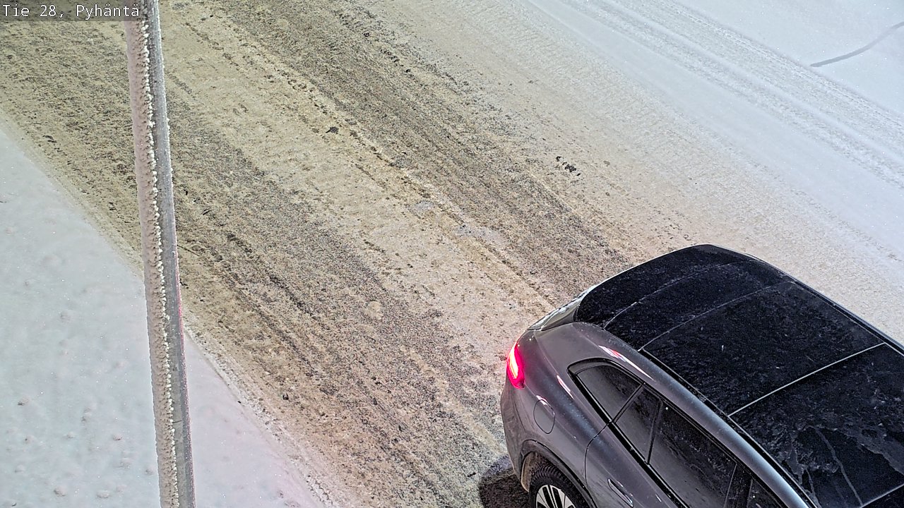 Weather Camera Image Road 28 Pyhäntä, Pyhäntä, Pohjois-Pohjanmaa