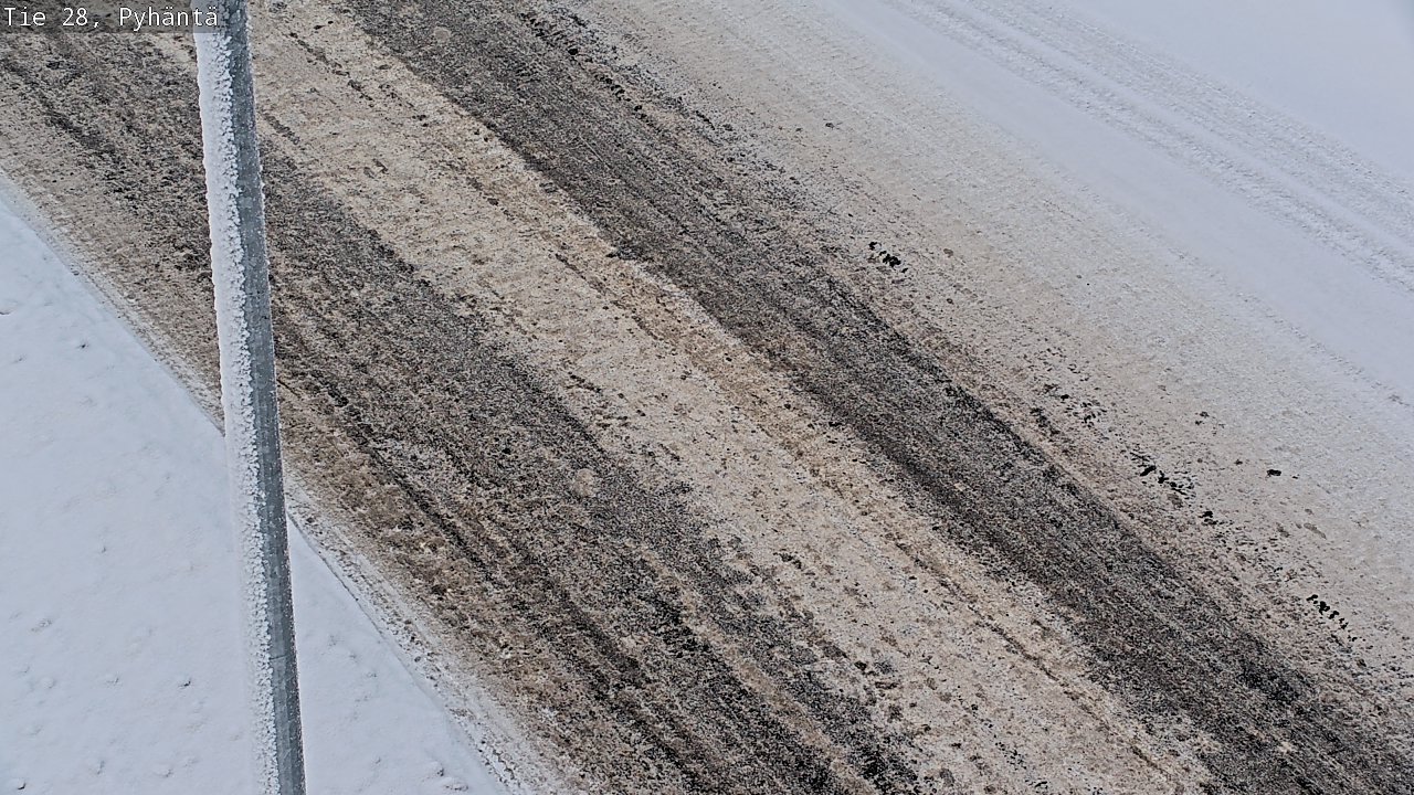 Weather Camera Image Road 28 Pyhäntä, Pyhäntä, Pohjois-Pohjanmaa