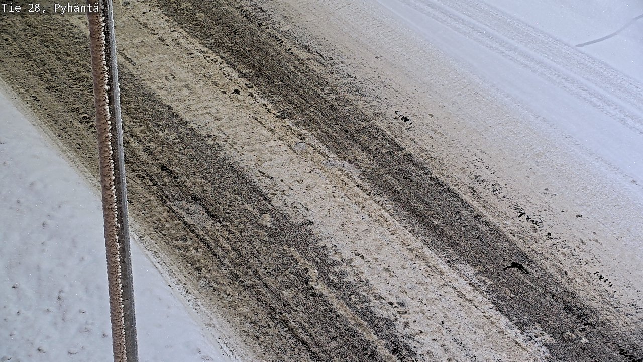 Weather Camera Image Road 28 Pyhäntä, Pyhäntä, Pohjois-Pohjanmaa
